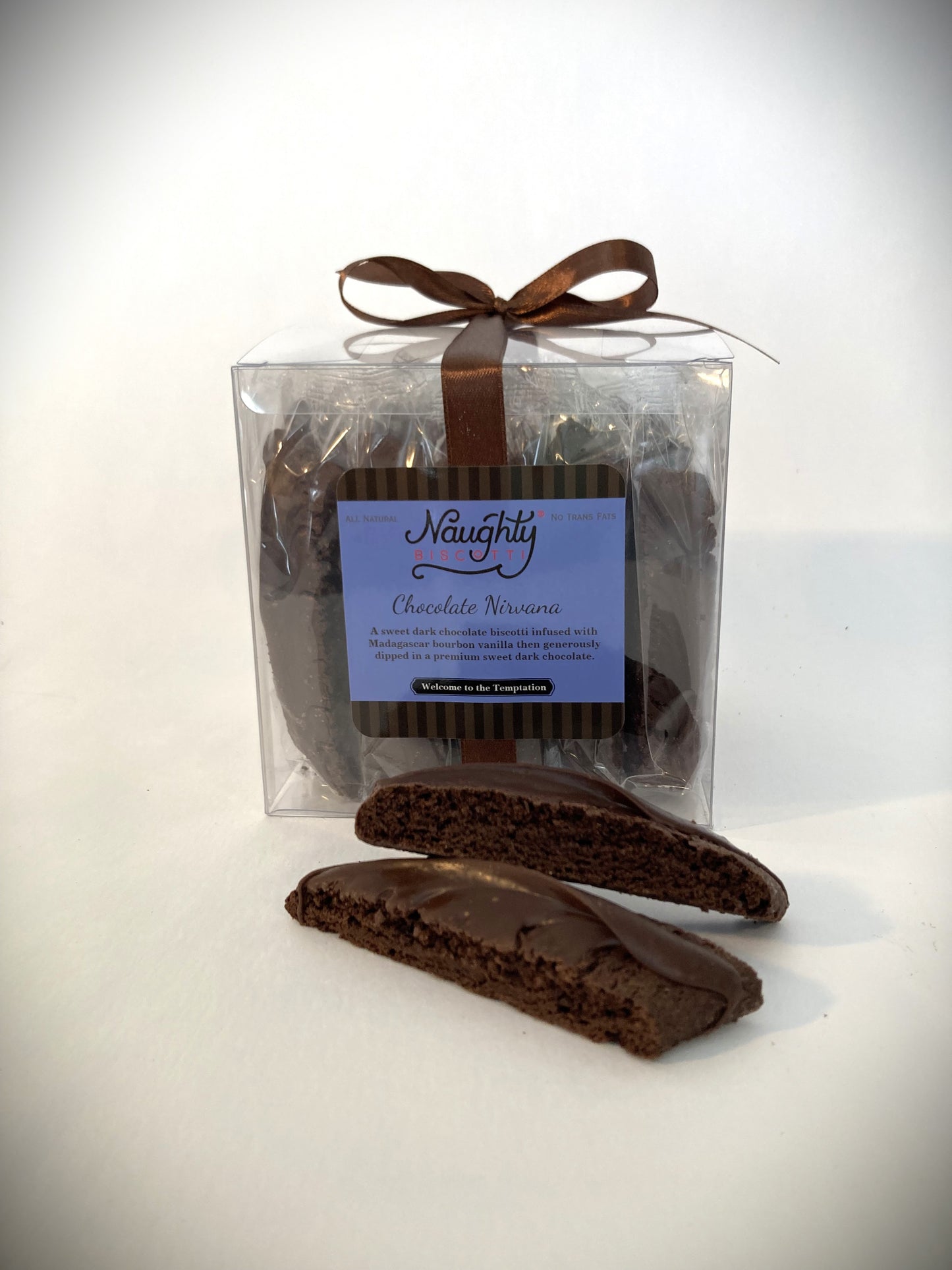 Chocolate Nirvana Biscotti Two dozen Gift Box