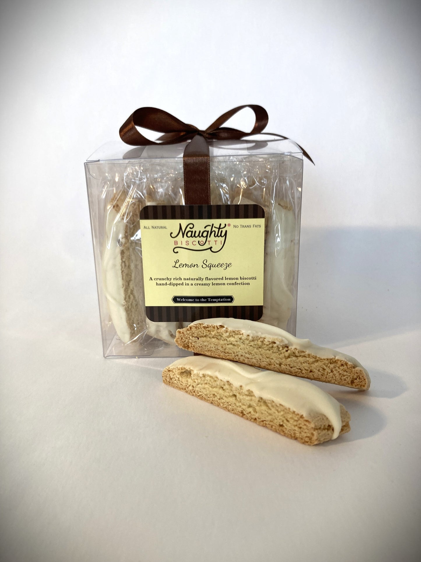 Lemon Squeeze Biscotti Two dozen Gift Box