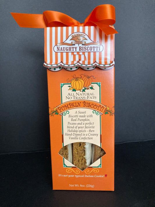 Pumpkin Biscotti 8oz Gift Box