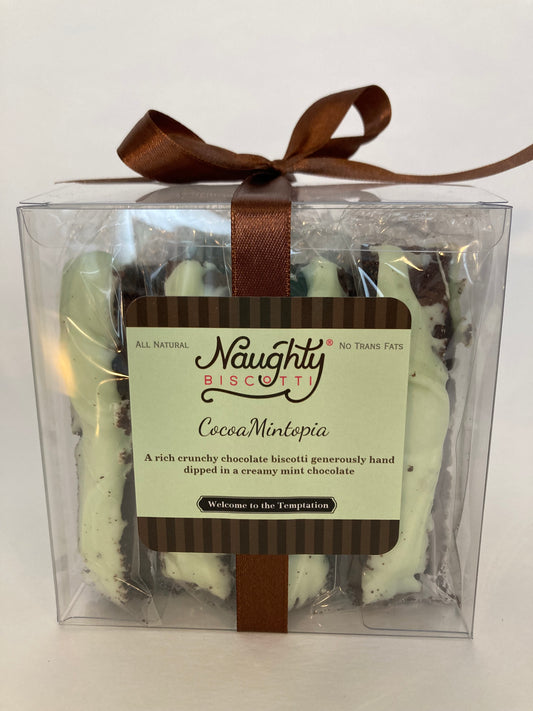 CocoaMintopia Biscotti Two dozen Gift Box