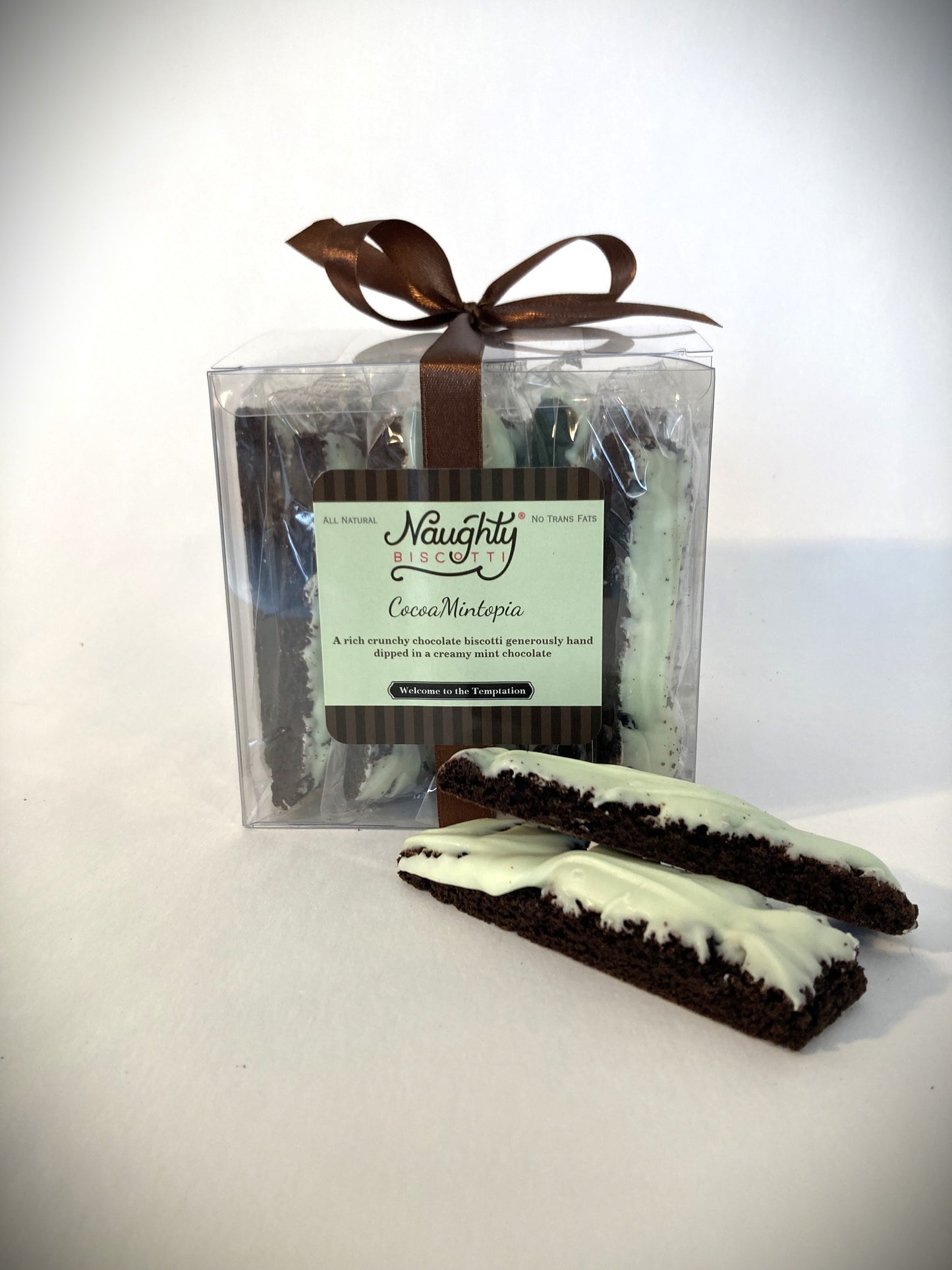 CocoaMintopia Biscotti Two dozen Gift Box